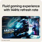 LG UltraWide™ U6 34U640B-B.AEK, 34-inch WQHD Curved (1800R) 144Hz Monitor, HDR10 and 99% sRGB, AMD FreeSync™ Premium