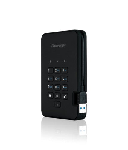 iStorage diskAshur² SSD 512GB Black | Secure Portable Solid State Drive |AES-XTS 256-bit Hardware Encryption | PIN protected | OS & Platform Independent | TAA Compliant |Brute force hack defence | Dust/Water Resistant