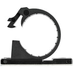 StarTech.com 100 Adhesive Cable Management Clips Black - Network/Ethernet/Office Desk/Computer Cord Organizer - Sticky Cable/Wire Holders - Nylon Self Adhesive Clamp UL/94V-2 Fire Rated - TAA
