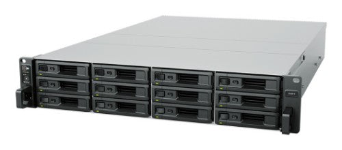 Synology SA SA3610 NAS/storage server Rack (2U) Intel® Xeon® D-1567 16 GB DDR4 0 TB DiskStation Manager Black, Grey
