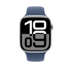 Apple MXLW3ZM/A smart wearable accessory Band Blue Fluoroelastomer
