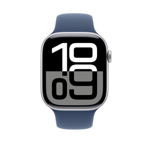 Apple MXLW3ZM/A smart wearable accessory Band Blue Fluoroelastomer