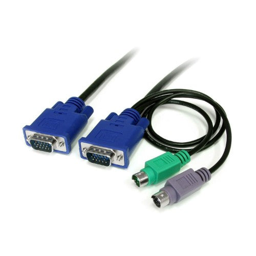 StarTech.com 6 ft 3-in-1 Ultra Thin PS/2 KVM Cable