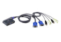ATEN CS62US KVM switch Black