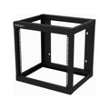 StarTech.com 2-Post 9U Heavy-Duty Wall-Mount Network Rack, 19" Open Frame Server Rack, 18" Deep, Wall Mount Data Rack for IT / AV / Patch Panel / Computer Equipment