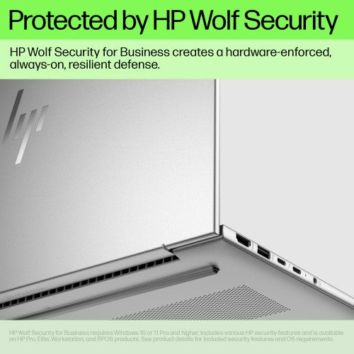 HP EliteBook 640 G11 Intel Core Ultra 7 155U Laptop 35.6 cm (14") Touchscreen WUXGA 24 GB DDR5-SDRAM 512 GB SSD Wi-Fi 6E (802.11ax) Windows 11 Pro AI PC Silver