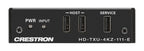 Crestron HD-TXU-4KZ-111-E AV extender AV receiver White
