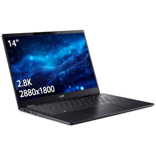 Acer TravelMate P6 14 AI TM P6 U7-256V 16GB 512GB 14" W11P Intel Core Ultra 7 Laptop 35.6 cm (14") WQXGA+ LPDDR5x-SDRAM SSD Wi-Fi 7 (802.11be) Windows 11 Pro Black