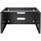 StarTech.com 6U Wall Mount Network Rack - 14 Inch Deep (Low Profile) - 19" Patch Panel Bracket for Shallow Server and IT Equipment, Network Switches - 44lbs/20kg Weight Capacity, Black