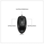 Adesso iMouse M6C-TAA mouse Office Ambidextrous USB Type-C Optical 1200 DPI