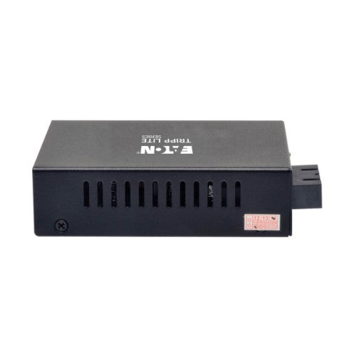 Tripp Lite N785-INT-SC-MM Gigabit Multimode Fiber to Ethernet Media Converter, 10/100/1000 SC, International Power Supply, 850 nm, 550M (1804.46 ft.)