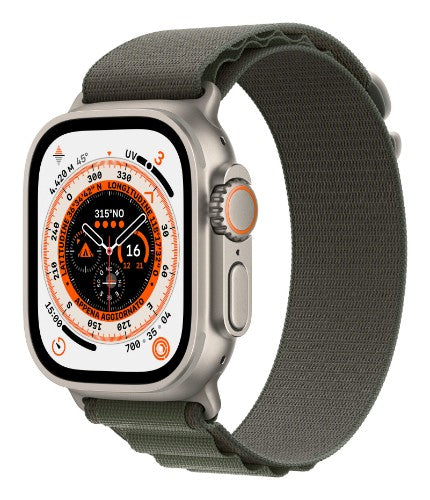 Apple Watch Ultra OLED 49 mm Digital 410 x 502 pixels Touchscreen 4G Titanium Wi-Fi GPS (satellite)