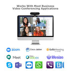 Adesso CyberTrack H7 webcam 4 MP 2560 x 1440 pixels USB 2.0 Black