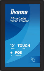 iiyama TW1023ASC-B3P Signage Display Kiosk design 25.6 cm (10.1") Wi-Fi 385 cd/m² WXGA Black Touchscreen Built-in processor Android 24/7