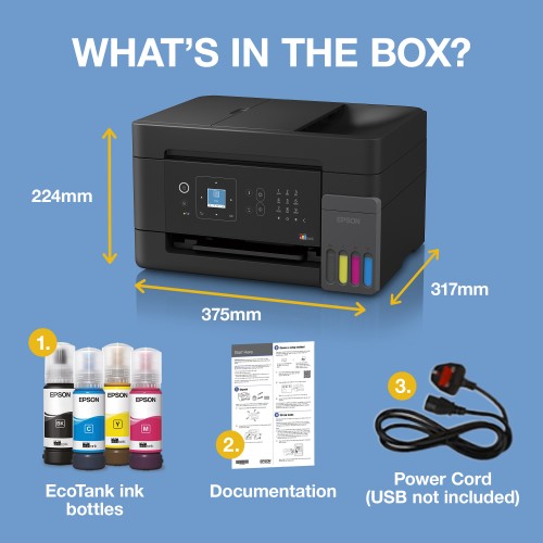 Epson EcoTank ET-4900 inkjet printer 5760 x 1440 DPI A4 Wi-Fi