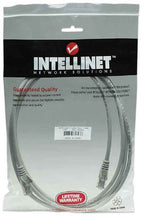 Intellinet Network Patch Cable, Cat5e, 1.5m, Grey, CCA, U/UTP, PVC, RJ45, Gold Plated Contacts, Snagless, Booted, Lifetime Warranty
