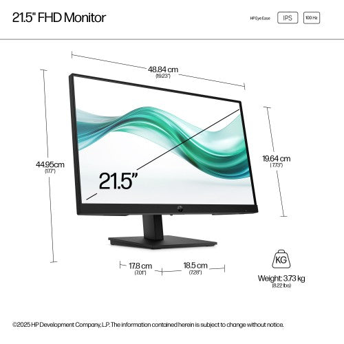 HP Series 3 Pro 21.5 inch FHD Monitor 322ph