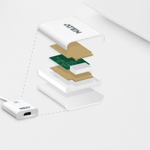 ATEN VC986 video cable adapter DisplayPort HDMI White