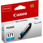 Canon 0386C001/CLI-571C Ink cartridge cyan, 311 pages ISO/IEC 24711 173 Photos 6.5ml for Canon Pixma MG 5750/7750