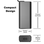 BTI 65W USB-C AC Adapter with 8 output voltages for all USB-C devices up to 65W - UK Connections