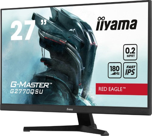 iiyama G-MASTER Unleash your full gaming potential with the Fast IPS G2770QSU Red Eagle
