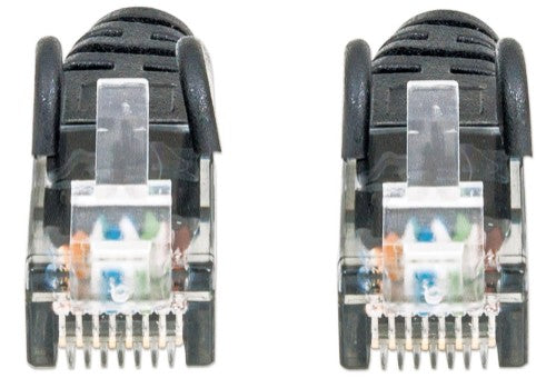Intellinet Network Patch Cable, Cat6, 20m, Black, CCA, U/UTP, PVC, RJ45, Gold Plated Contacts, Snagless, Booted, Lifetime Warranty