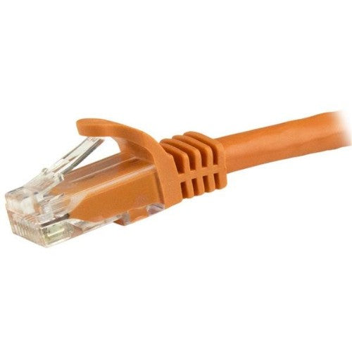 StarTech.com 1m CAT6 Ethernet Cable - Orange CAT 6 Gigabit Ethernet Wire -250MHz 100W PoE RJ45 UTP Network/Patch Cord Snagless w/Strain Relief Individually Tested
