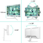 Philips Evnia 3000 24M2N3201P/00 computer monitor 60.5 cm (23.8") 1920 x 1080 pixels Full HD LCD White