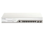 D-Link 10-Port Gigabit PoE+ Nuclias Smart Managed Switch including 2x SFP Ports