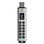 DataLocker Sentry K350 64 GB Encrypted USB Drive, FIPS 140-3 L3, AES 256-bit, MIL-STD-810G, Display with Keypad, USB A Connector compatible with 3.2 Gen 1 & USB 2.0