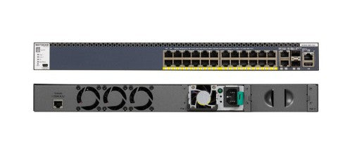 NETGEAR M4300-28G-PoE+(1000W)/US/EMEA Managed Gigabit Ethernet (10/100/1000) Power over Ethernet (PoE) 1U Black