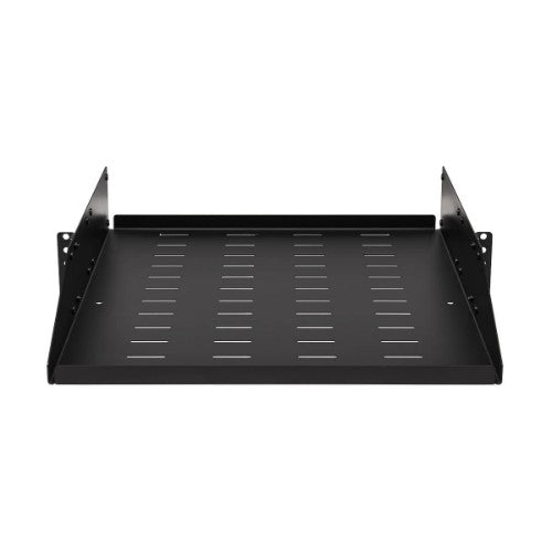 Tripp Lite SRSHELF2PUNIV SmartRack Universal-Mount Steel Rack Shelf - 2U, Vented, 21.7 in. Deep, Holds up to 100 lb. (45 kg)