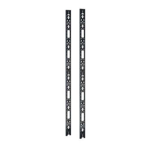 APC NetShelter Cable Management, Vertical Cable Manager, for NetShelter SX 48U, Black, 117 x 2197 x 16 mm