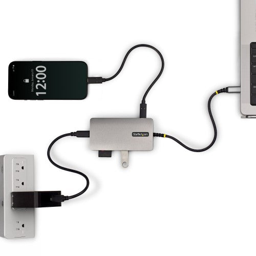 StarTech.com USB-C Multiport Adapter with 4K 60Hz HDMI, 140W Power Delivery, USB 10Gbps Hub, GbE, SD and MicroSD Slots, Plug-and-Play Mini Dock for Dell, HP, Lenovo Laptops