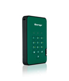 iStorage diskAshur² HDD 2TB Green | Secure Portable Hard Drive |AES-XTS 256-bit Hardware Encryption | PIN protected | OS & Platform Independent | TAA Compliant |Brute force hack defence | Dust/Water Resistant