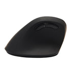 V7 MW400L Left Hand 2.4Ghz Vertical Ergonomic Mouse - Black - Wireless Connectivity - USB Interface