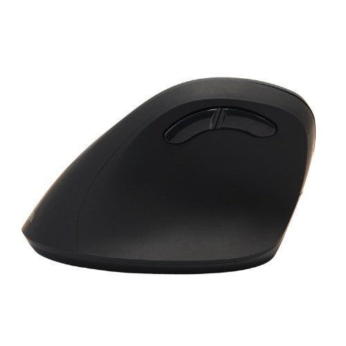 V7 MW400L Left Hand 2.4Ghz Vertical Ergonomic Mouse - Black - Wireless Connectivity - USB Interface