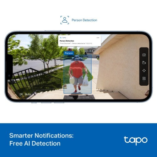 TP-Link Tapo D205 video intercom system 3 MP Black