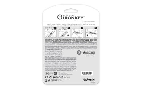 Kingston Technology IronKey 128GB USB-C Keypad 200C, FIPS 140-3 Lvl 3 (Pending) AES-256