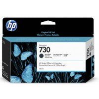 HP P2V65A/730 Ink cartridge black matt 130ml for HP DesignJet T 1600/1700/940