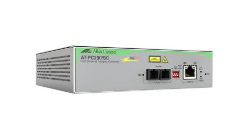 Allied Telesis AT-PC200/SC-960 network media converter 100 Mbit/s Grey