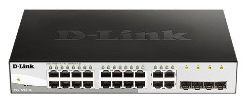D-Link 16-Port Gigabit Smart Managed Switch with 4 Combo Ports