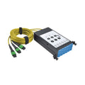 Tripp Lite N482-3M8L12S-B 40/100Gb Fiber Breakout Cassette with Built-In MTP Cables, 40Gb to 4 x 10Gb, 100Gb to 4 x 25Gb, (x3) 8-Fiber Singlemode MTP/MPO to (x12) LC Duplex 9/125