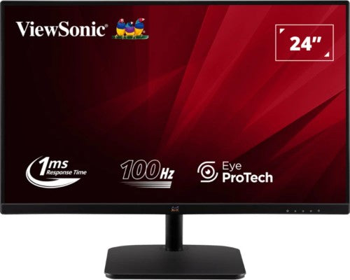 Viewsonic Value Series VA2432-MHD-3 LED display 61 cm (24") 1920 x 1080 pixels Full HD Black