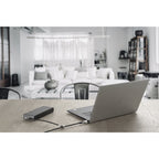 Kensington Slim N17 2.0 Keyed Dual Head Laptop Lock for Wedge-Shaped Slots - Like Keyed