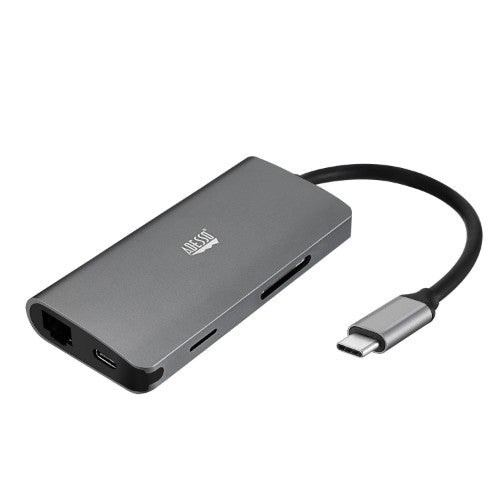 Adesso AUH-4030 notebook dock/port replicator USB 3.2 Gen 1 (3.1 Gen 1) Type-C Grey