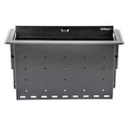 StarTech.com Dual-Module Conference Table Connectivity Box with Cable Organizer