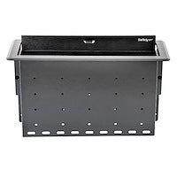 StarTech.com Dual-Module Conference Table Connectivity Box with Cable Organizer