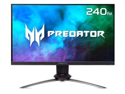 Acer Predator XB273GXbmiiprzx 27 inch FHD Gaming Monitor (IPS Panel, G-SYNC Compatible, 240Hz, 1ms, HDR 400, Height Adjustable Stand, DP, HDMI, USB Hub, Black)