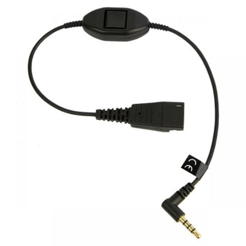 Jabra 8800-00-99 cable gender changer QD 3.5 mm Black